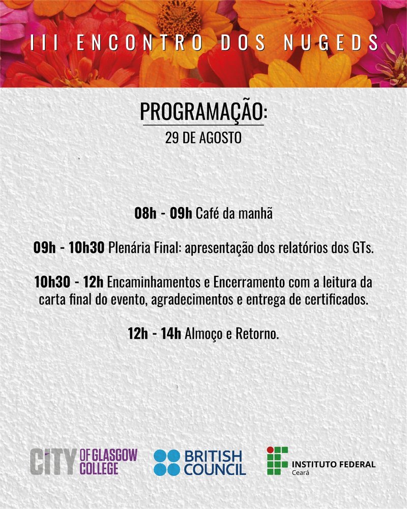 III Encontro dos NUGEDS3