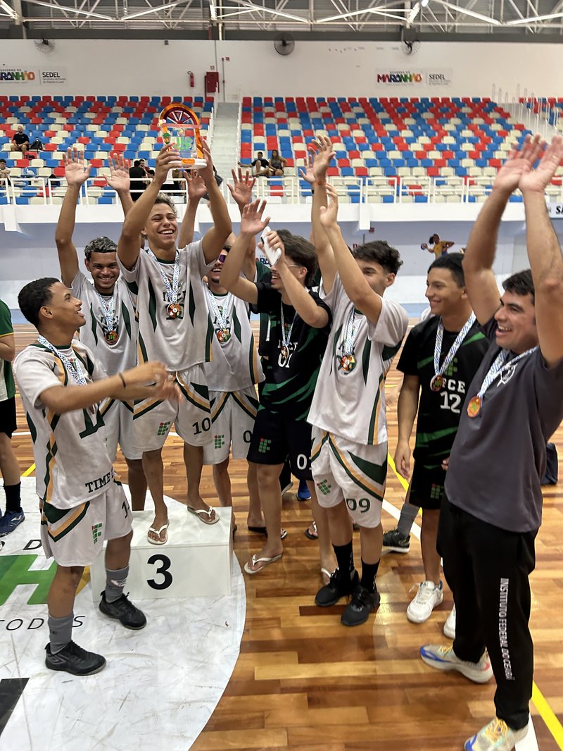 Time de futsal masculino ganhou o bronze. Foto: Ícaro Joathan