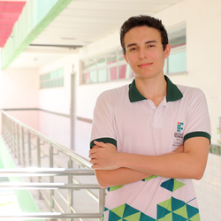 Estudante Guilherme Domingos é um dos bolsistas contemplados pelo projetos de pesquisa do campus Tabuleiro do Norte.