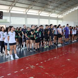 Delegação de atletas Jogos Internos Limoeiro do Norte 2025