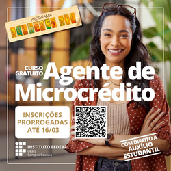 Inscrições prorrogadas - Curso Agente de Microcrédito