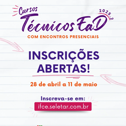 PS cursos técnicos EaD 2025.2