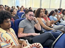 João Vital em formação no intercâmbio