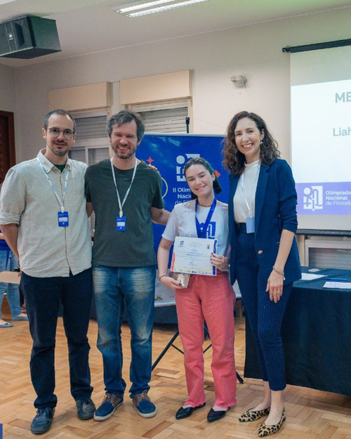 Liah aluna Medalhista filisofia