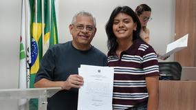 Luiza Alves - estudante de Canindé