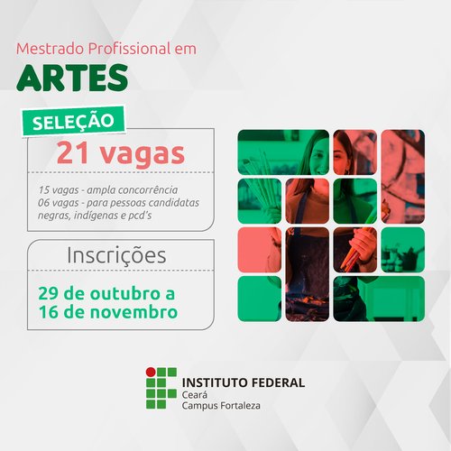 Mestrado em Artes 2025