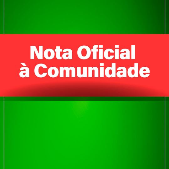 Destaque - Nota Oficial à Comunidade