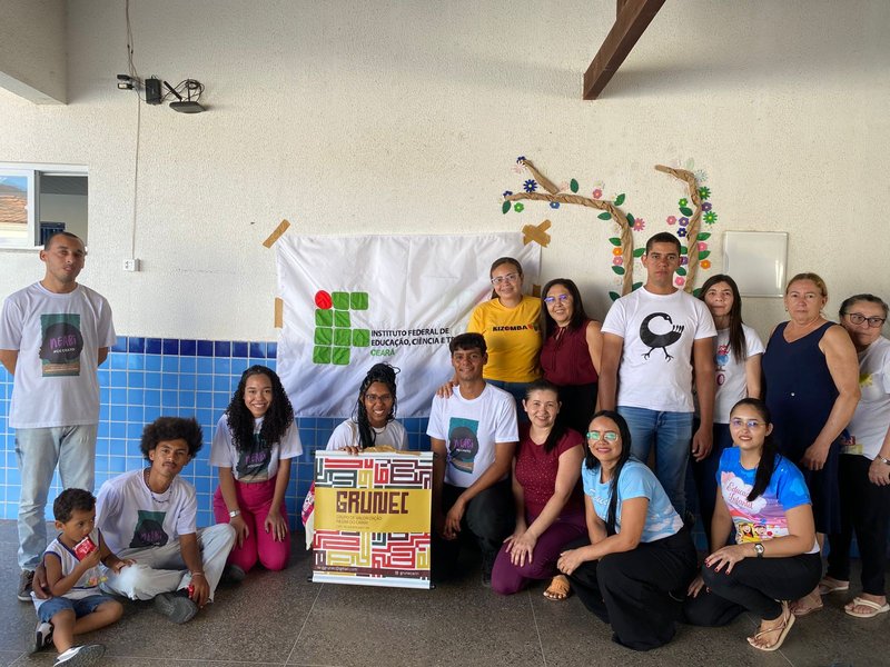 Integrantes do NEABI Crato foram recebidos em escola de Dom Quintino