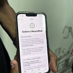 NeuroRisk - Tela de apresentação do app
