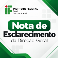 Nota de Esclarecimento.