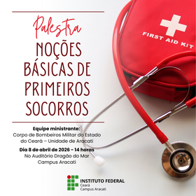 Palestra noções básicas de primeiros socorros