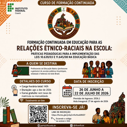 Paracuru - Curso Formação Continuada - Relações Étnico-Raciais na Escola