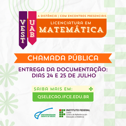 Portal - Vest. UAB - Matemática - Chamada pública