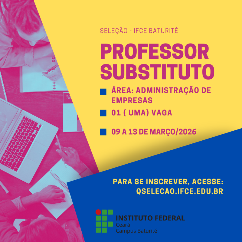 Professor Substituto Adminstração de Empresas