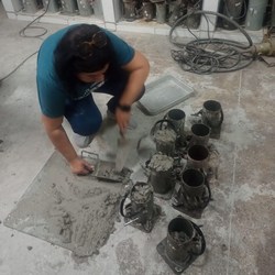 Preparação de corpos de prova