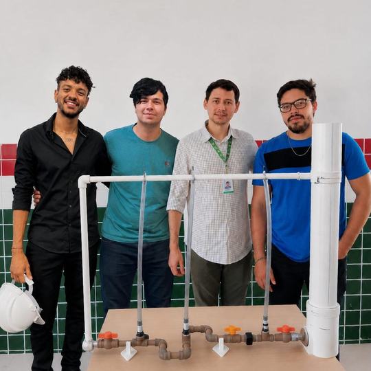 Professor e estudantes do campus de Quixadá trabalharam para construir o protótipo
