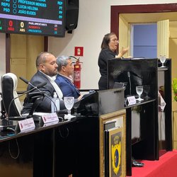 Professora Maísa na Câmara Municipal de Aracati