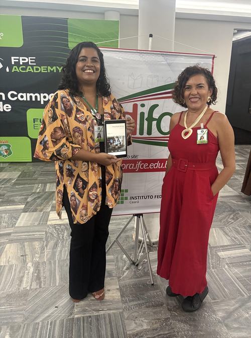 Professoras Cristiane Florêncio e Joselice Siebra
