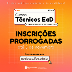 Portal - Notícia - Inscrições prorrogadas