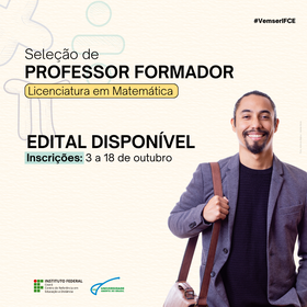 Ps. Professor Formador - Edital disponível
