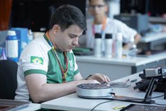 Rafael em um dos desafios