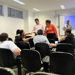 Reunião da equipe multiprofissional do projeto SuperEnem