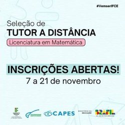 Seleção de tutor a distância em Matemática