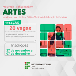 Selecao mestrado em Artes Docentes SME
