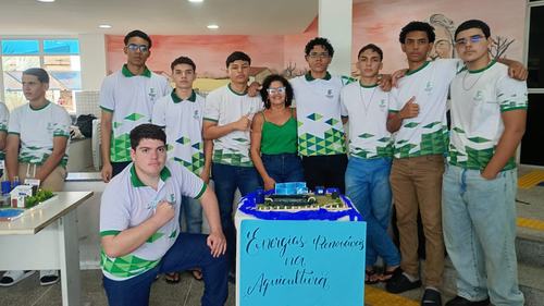 Participação de alunos na Feira de Ciências de Aquicultura