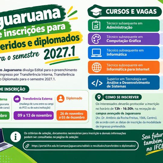 Edital nº 16/2026 - Transferidos e Diplomados