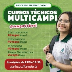 Processo seletivo IFCE Cedro