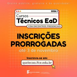 Prorrogação cursos EaD