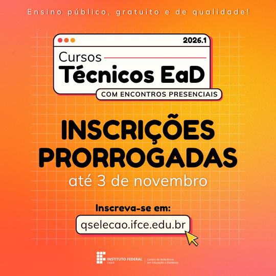 Prorrogação cursos EaD