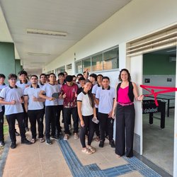 Inauguração sala de jogod