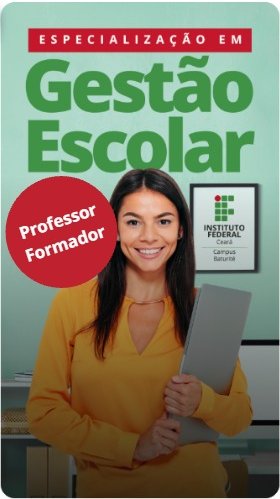 Banner Professor Formador - Gestão Escolar