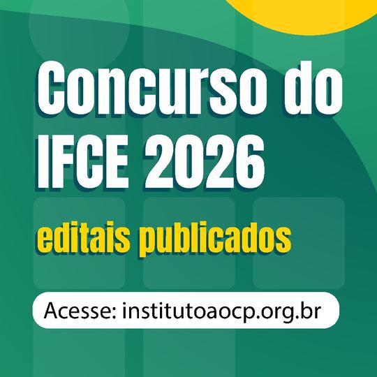 Concurso IFCE - editais abertos