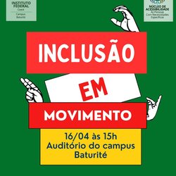Evento Inclusão 2026 Baturité