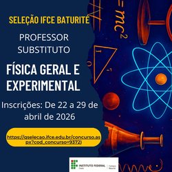 Seleção Professor Substituto Física