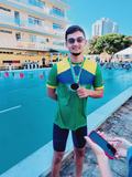 Erik Xenoforte foi bronze nos 50m livre (Foto: divulgação)