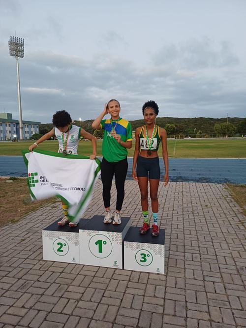 Maria Dáfini chegou ao segundo ouro dela nos JIF Nordeste (Foto: divulgação)