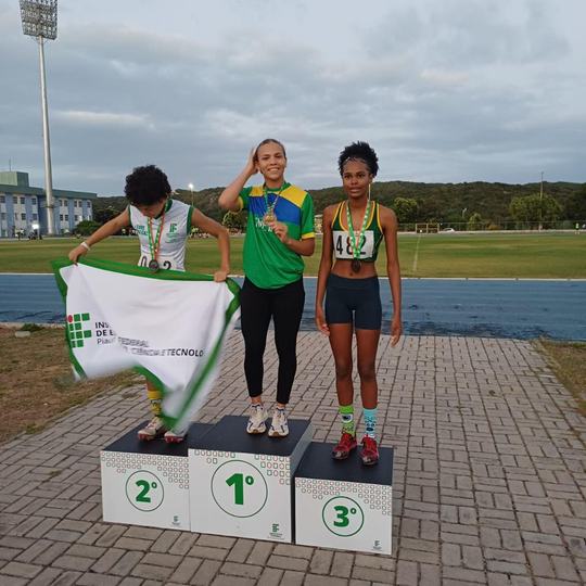 Maria Dáfini chegou ao segundo ouro dela nos JIF Nordeste (Foto: divulgação)
