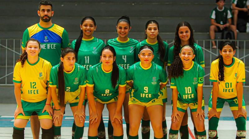 Futsal feminino venceu o IFPB por 2x1 na disputa do bronze (Foto: divulgação)