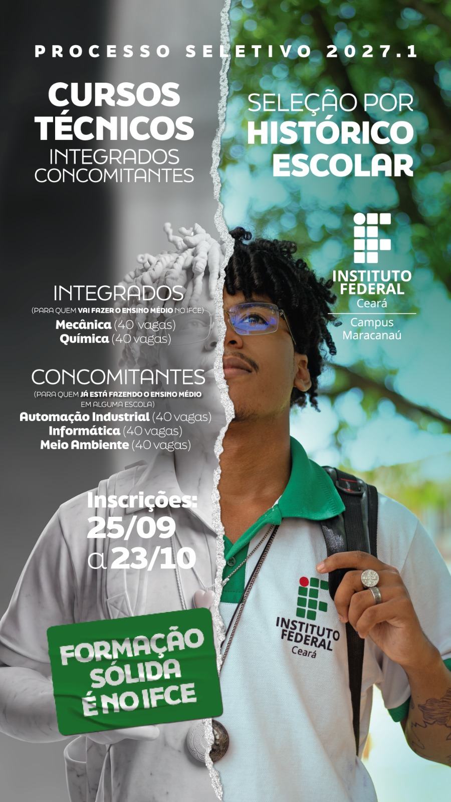 Processo seletivo 2027.1
