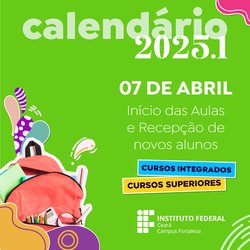 Volta às aulas 2025.1