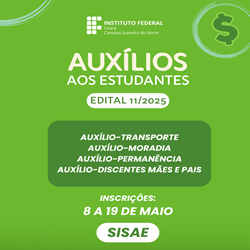 Campus Juazeiro - Auxílios estudantis 2025.1