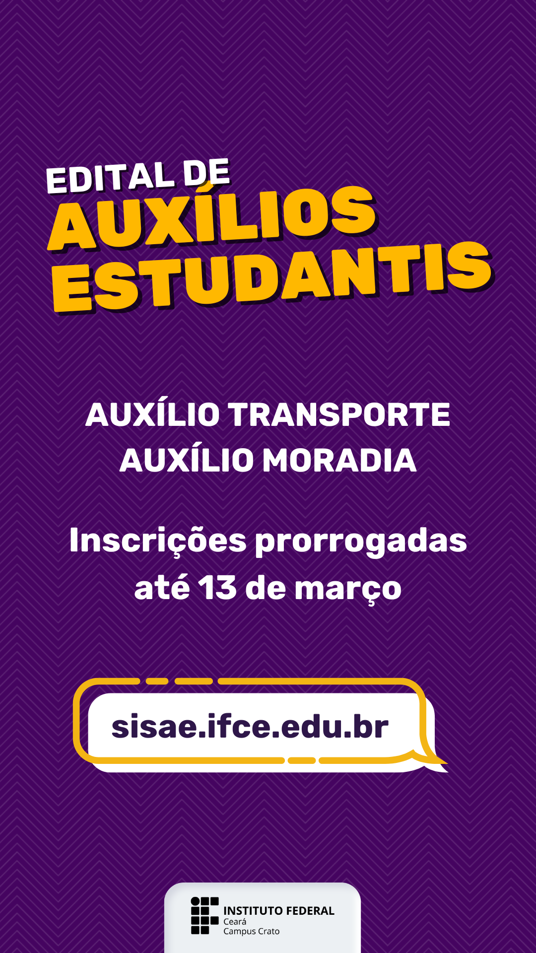 banner prorrogação de auxílios