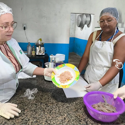 Momento prático da capacitação