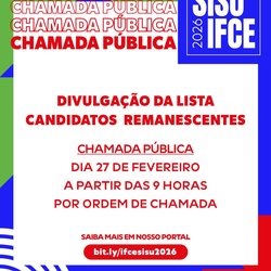chamada pública sisu 2026