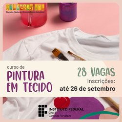 Curso Pintura em Tecido