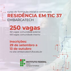 Curso Residência TIC 2025.2